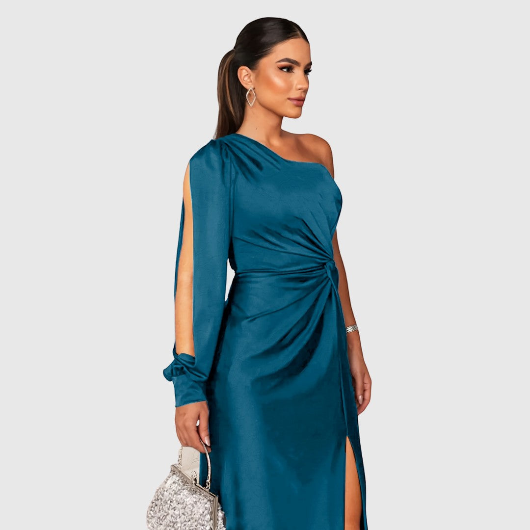 CHARLOTTA | ONE-SHOULDER DRESS