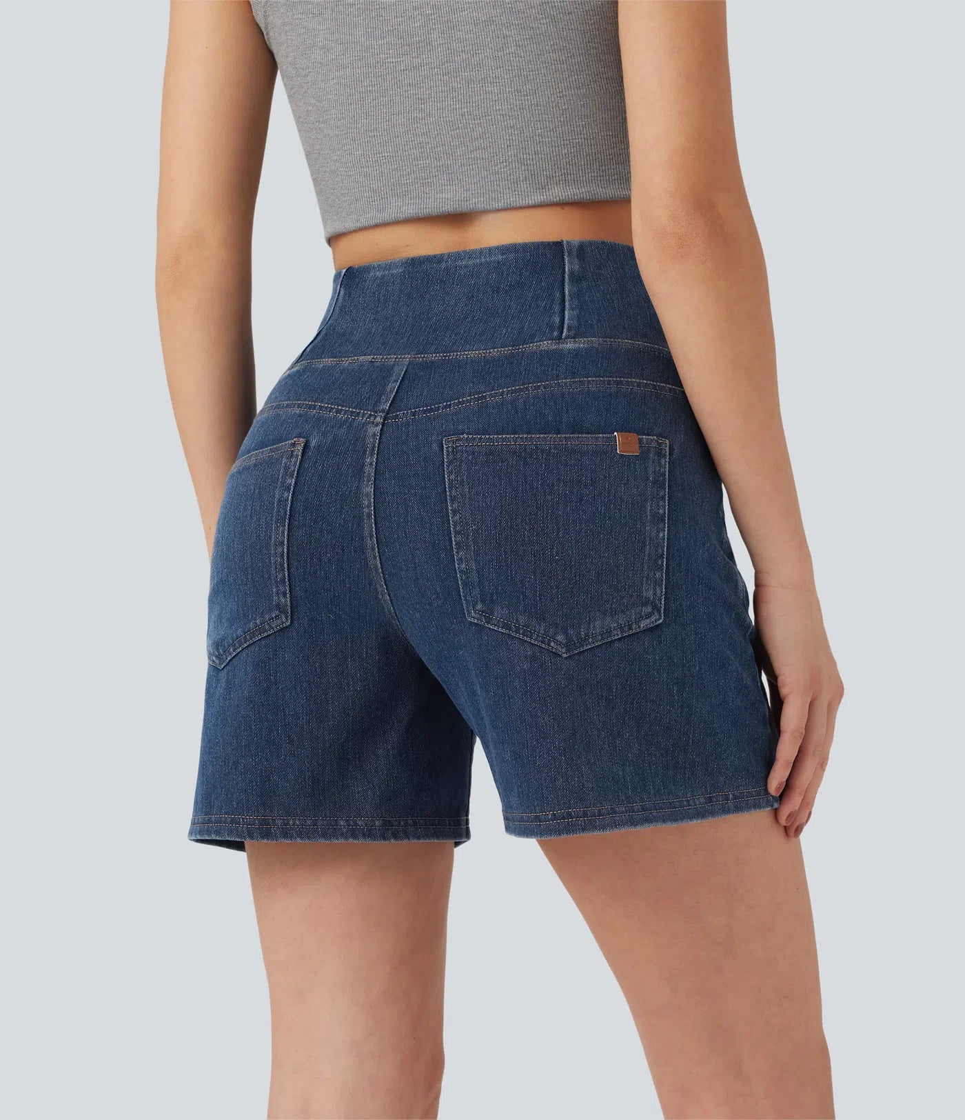 MAIA | HIGH WAISTED DENIM SHORTS