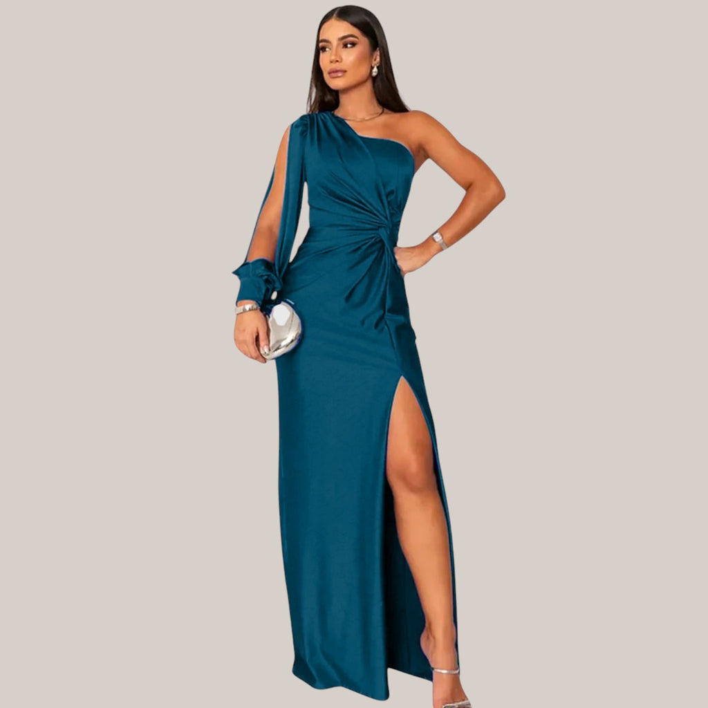 CHARLOTTA | ONE-SHOULDER DRESS