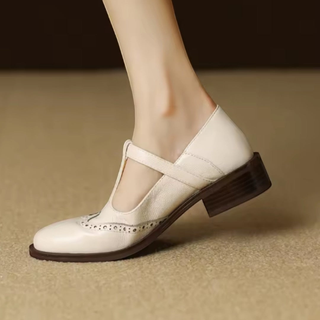 YSOLENNE | T-BAR MARY JANE SHOES