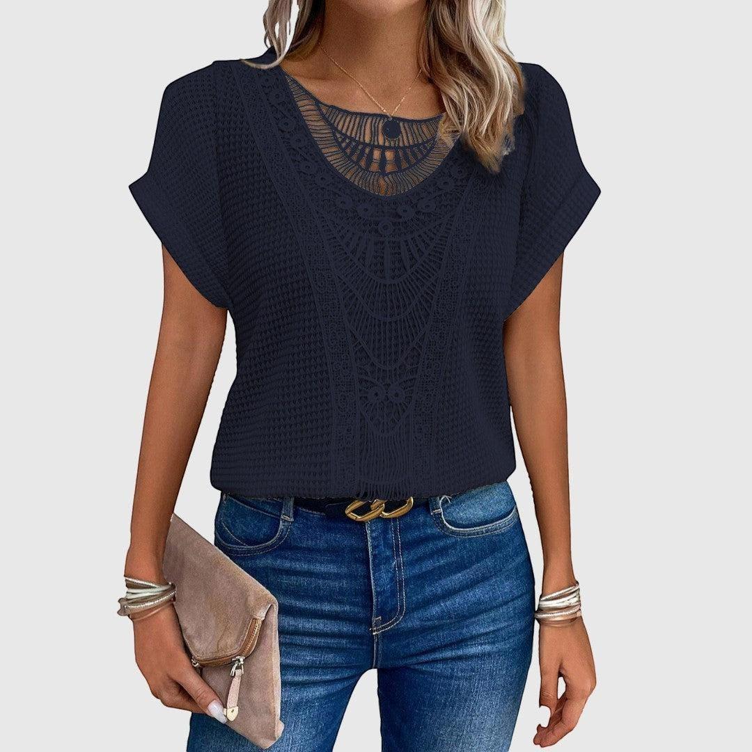 LUCINDA | SHORT SLEEVE TOP