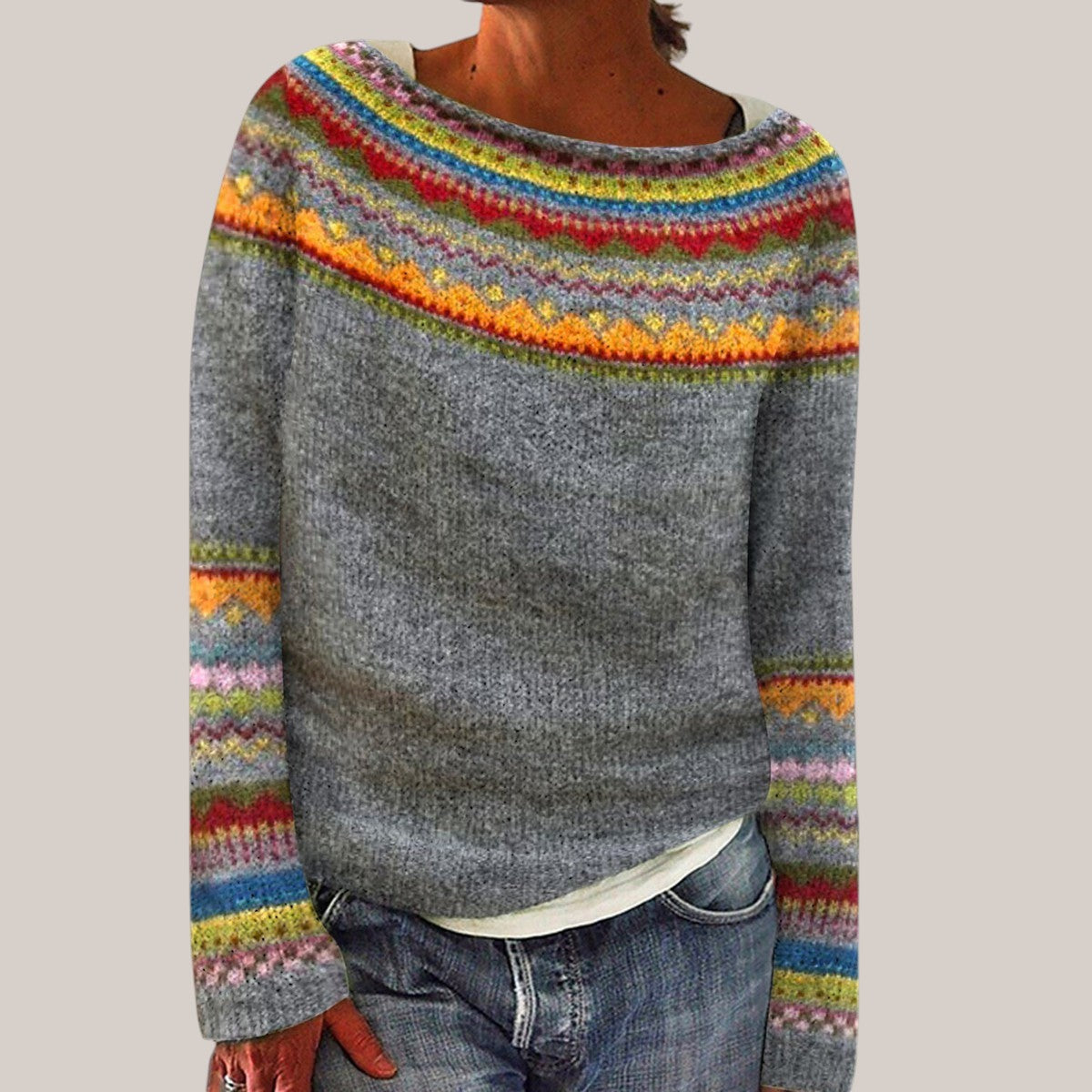 AURIELLE | VINTAGE KNIT SWEATER