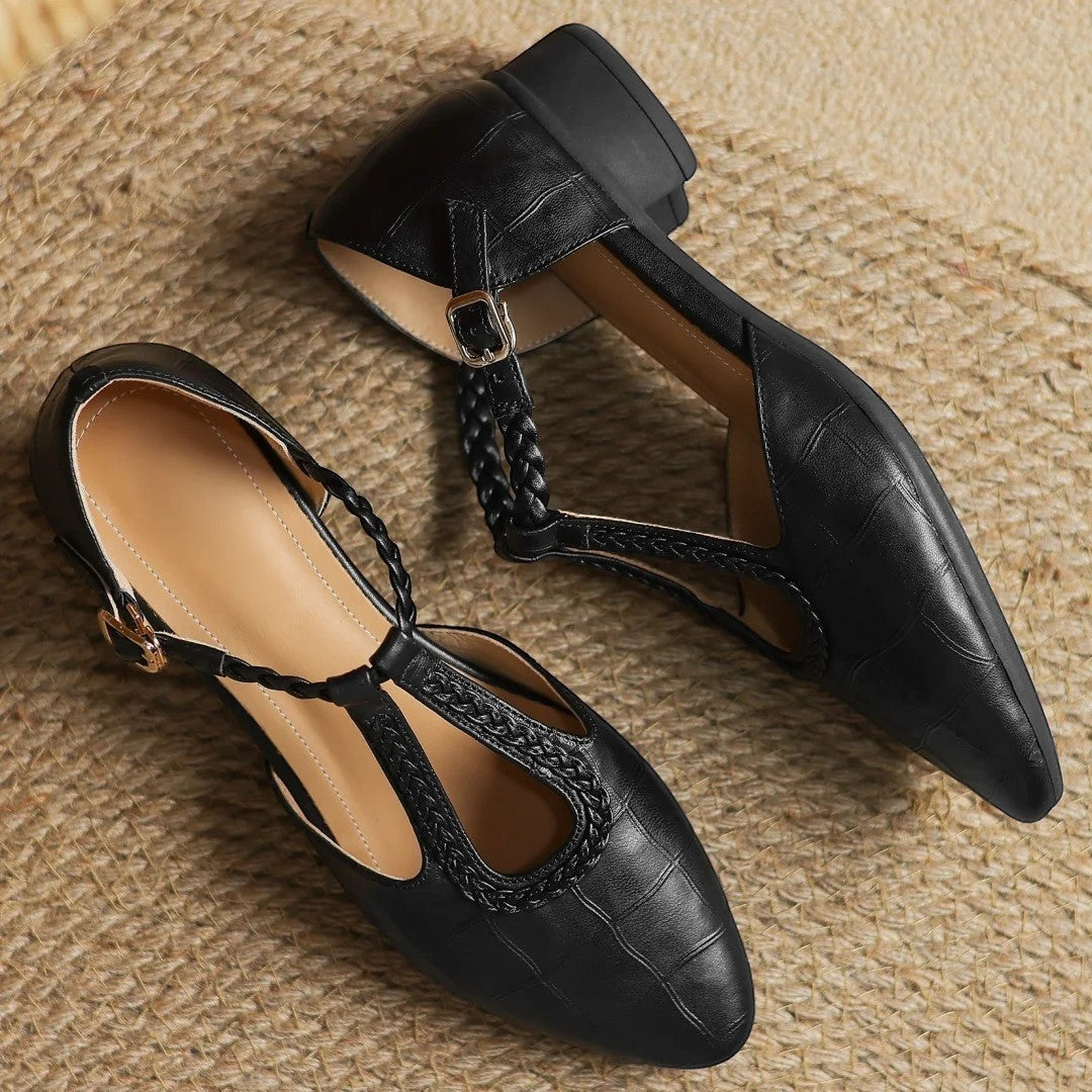 RISLA | LEATHER MARY JANE SHOES