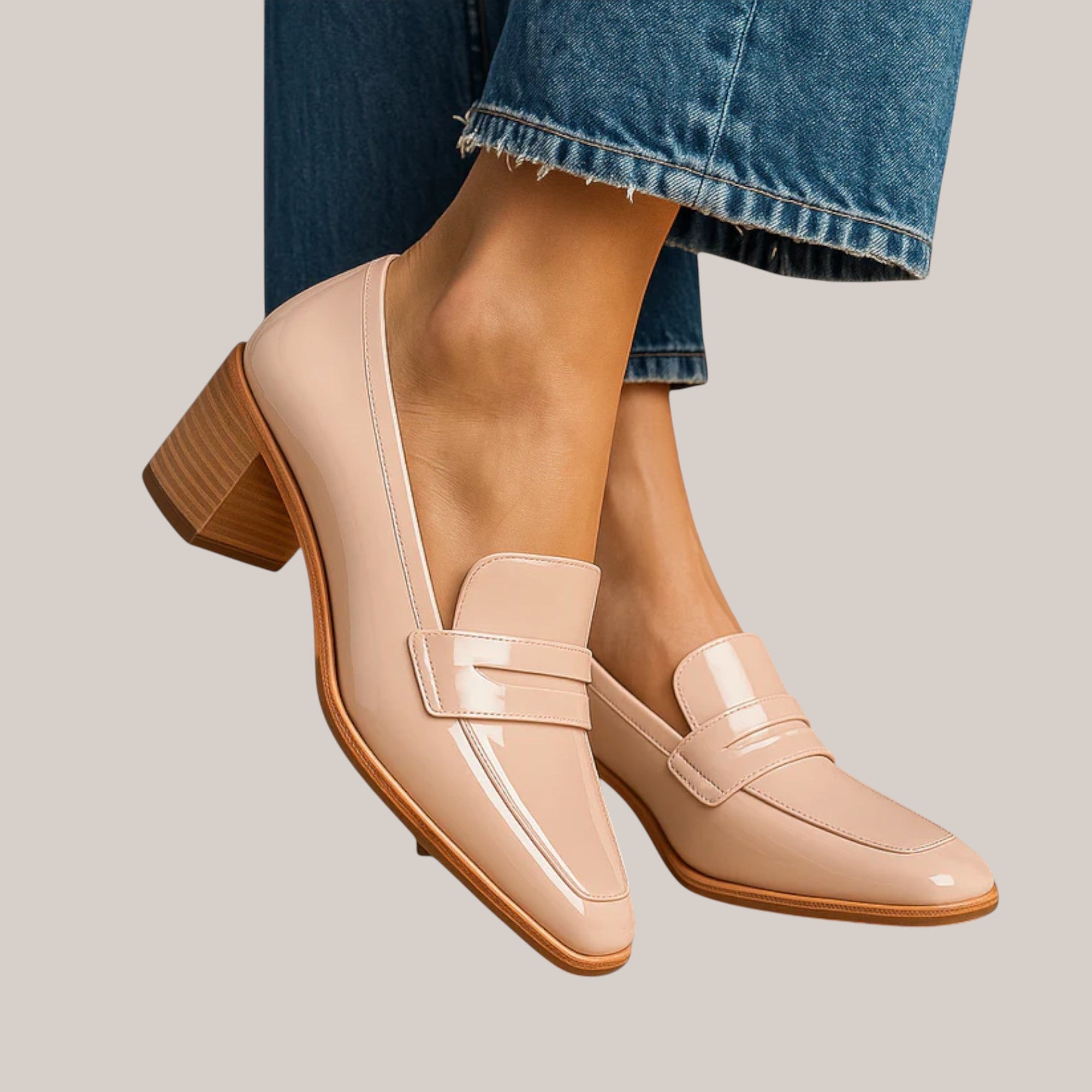 ADELINE | SHINY LOAFERS
