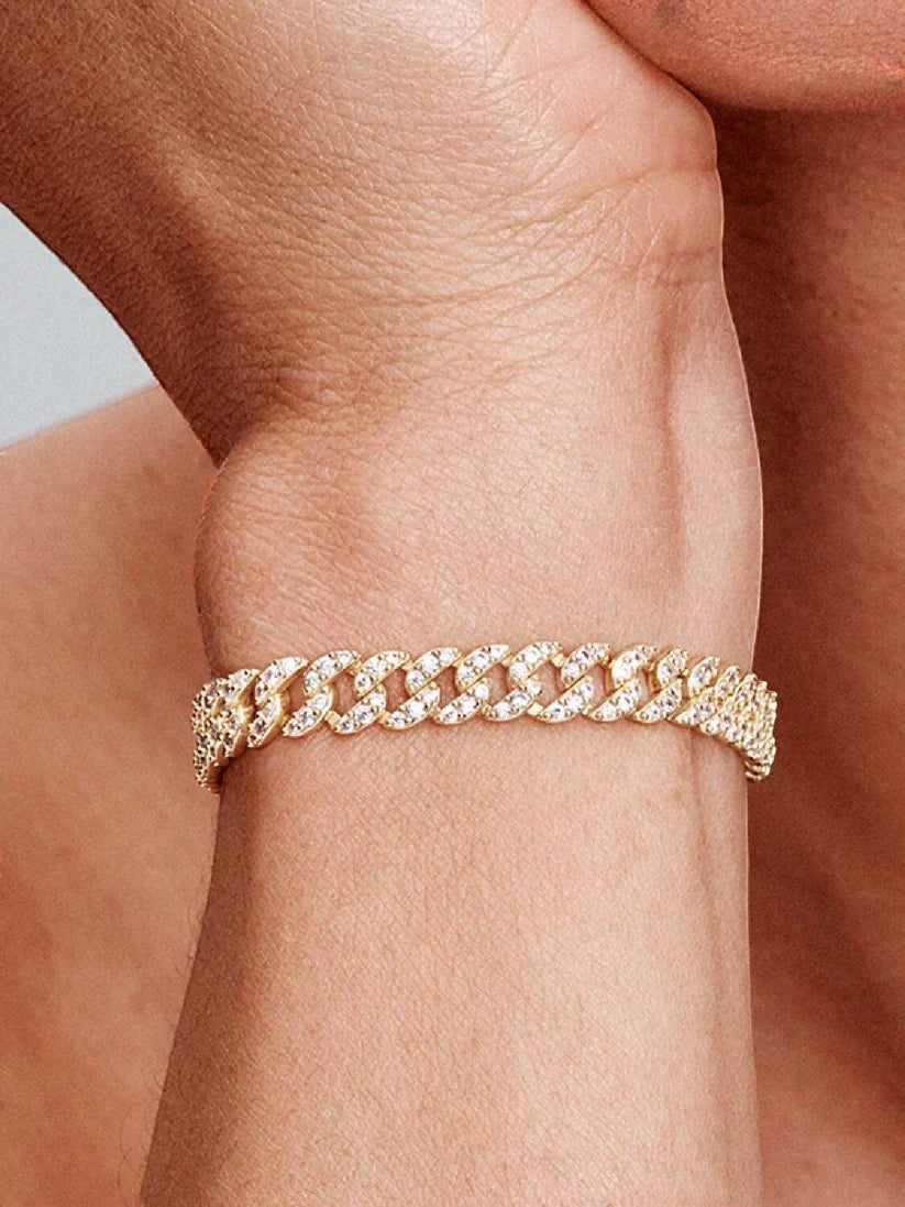 CUBAN MOISSANITE BRACELET