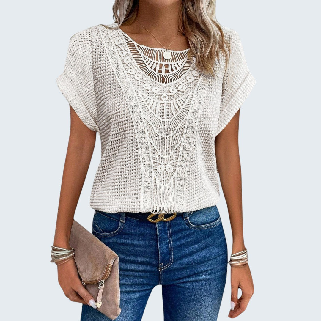 LUCINDA | SHORT SLEEVE TOP