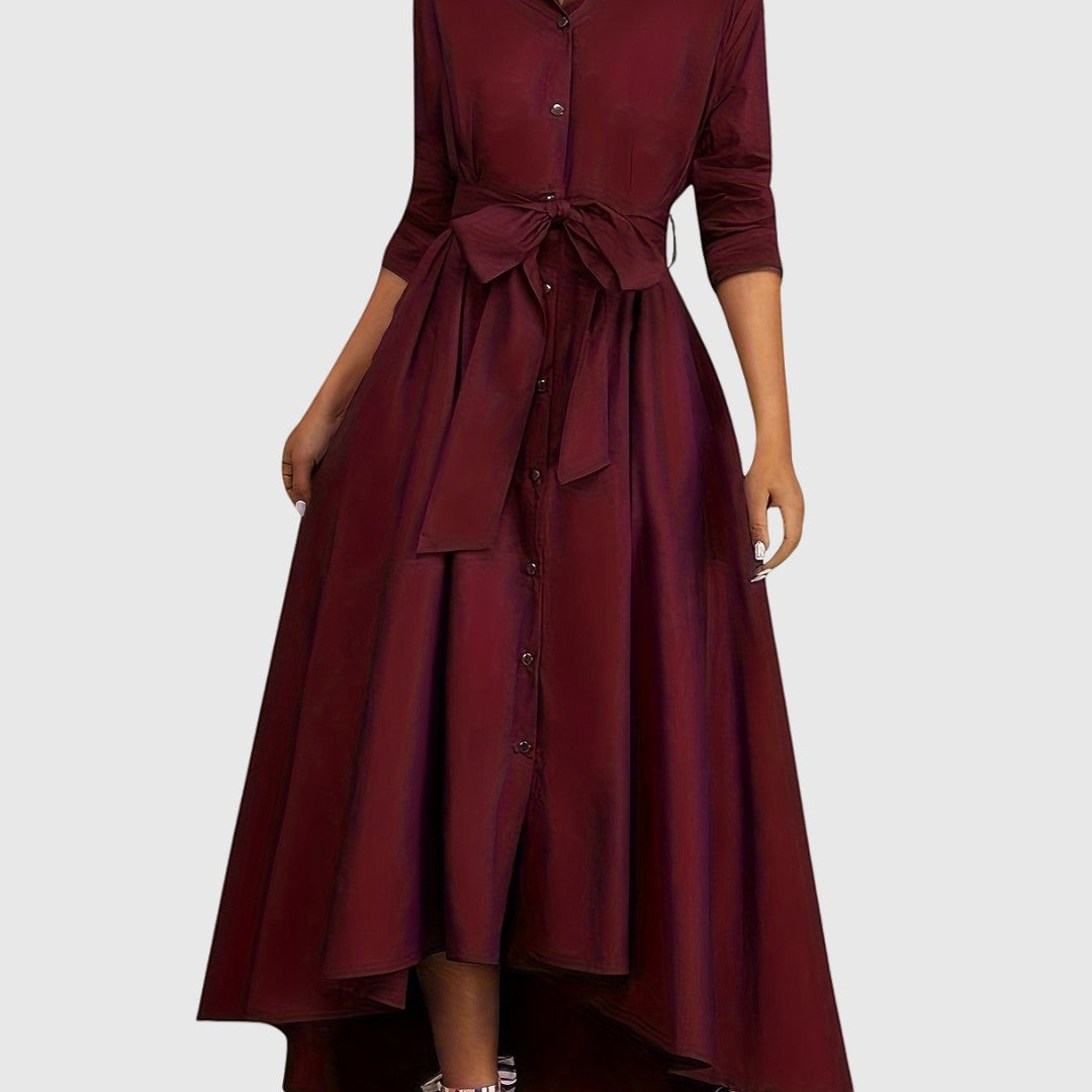 LIVIENNE | BUTTON-FRONT DRESS