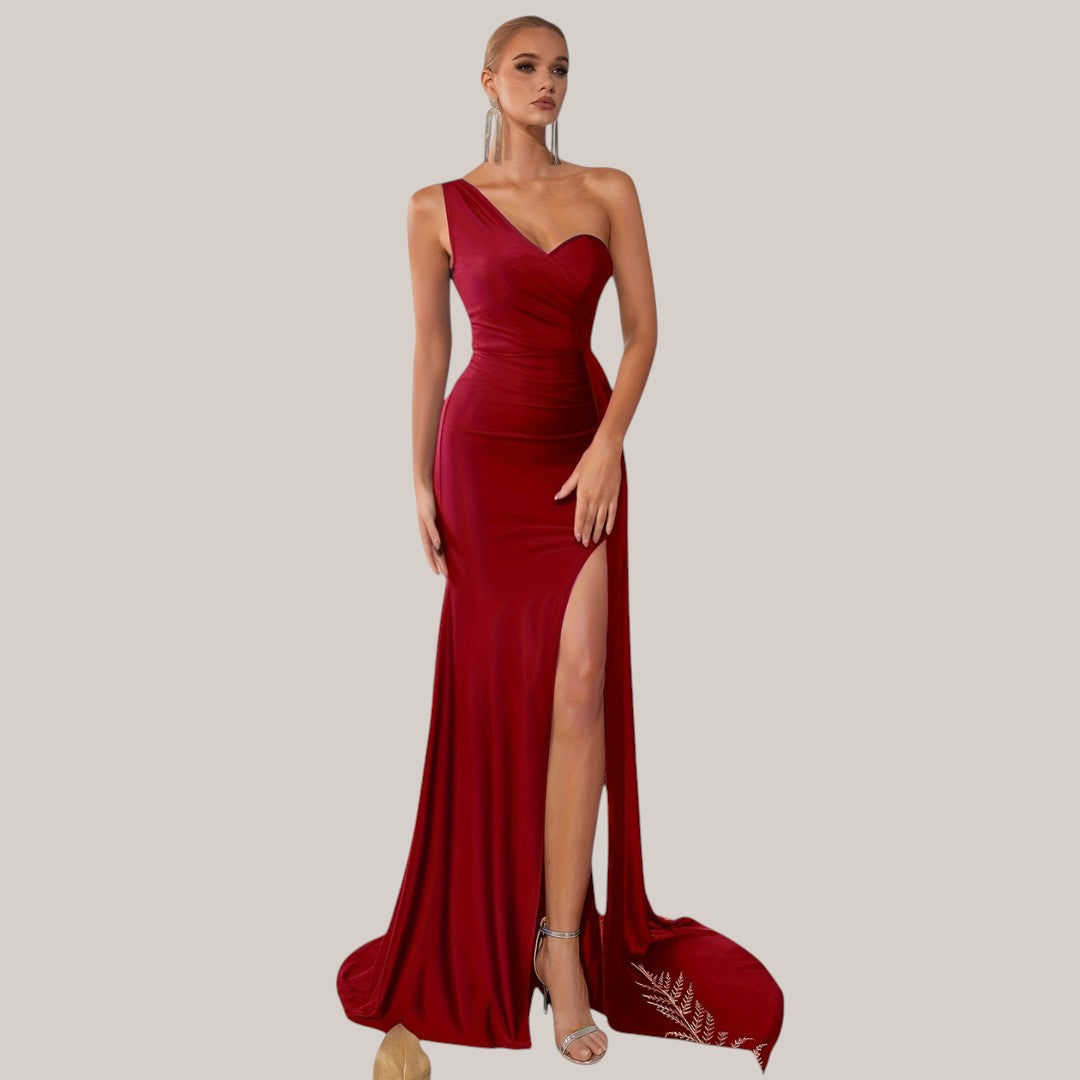 SELVYNA | ONE-SHOULDER DRESS