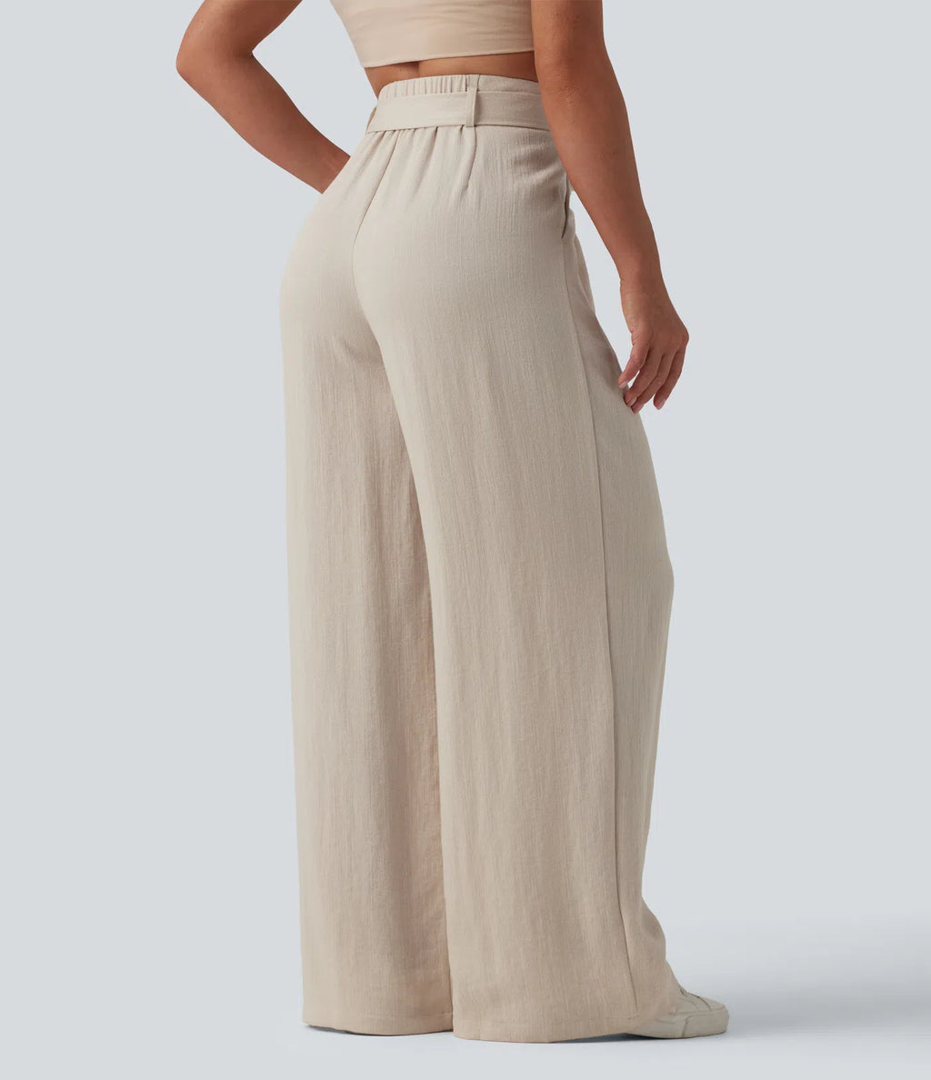 PAIRA | LINEN BAGGY TROUSERS