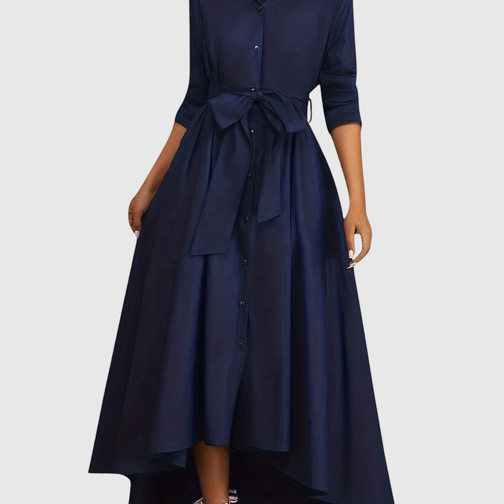LIVIENNE | BUTTON-FRONT DRESS
