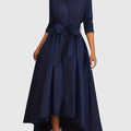 LIVIENNE | BUTTON-FRONT DRESS