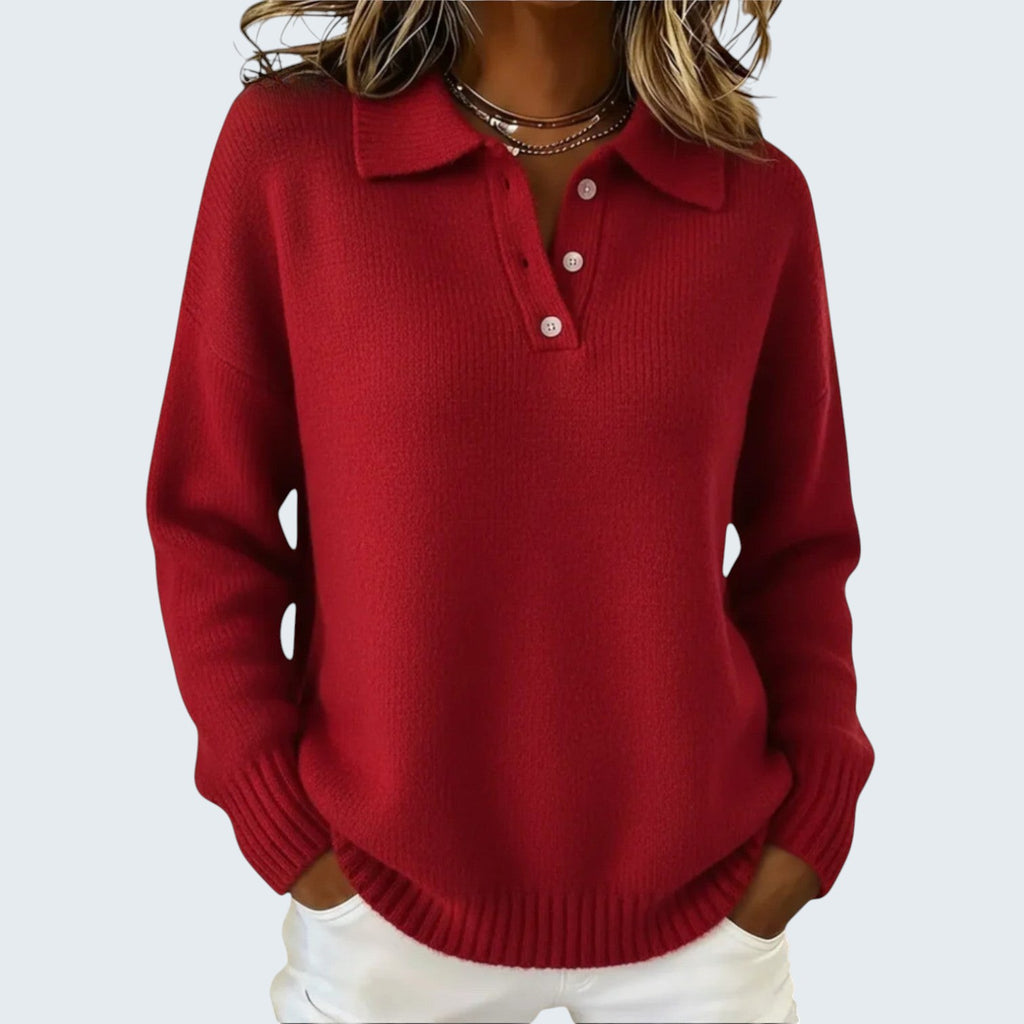 HAYDEN | POLO SWEATER