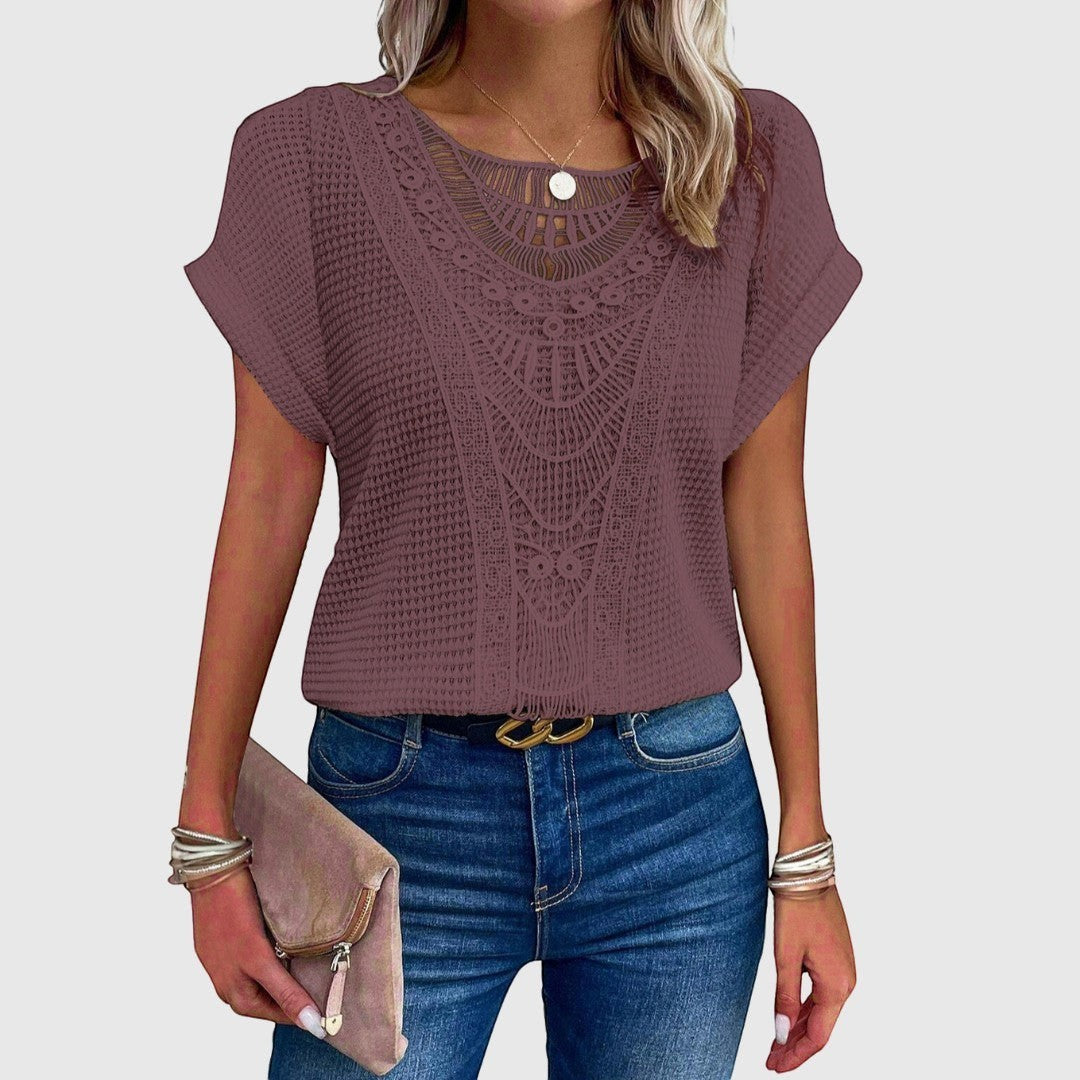 LUCINDA | SHORT SLEEVE TOP