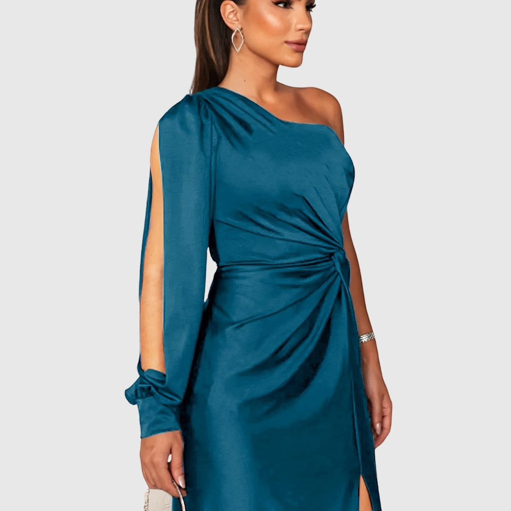 CHARLOTTA | ONE-SHOULDER DRESS