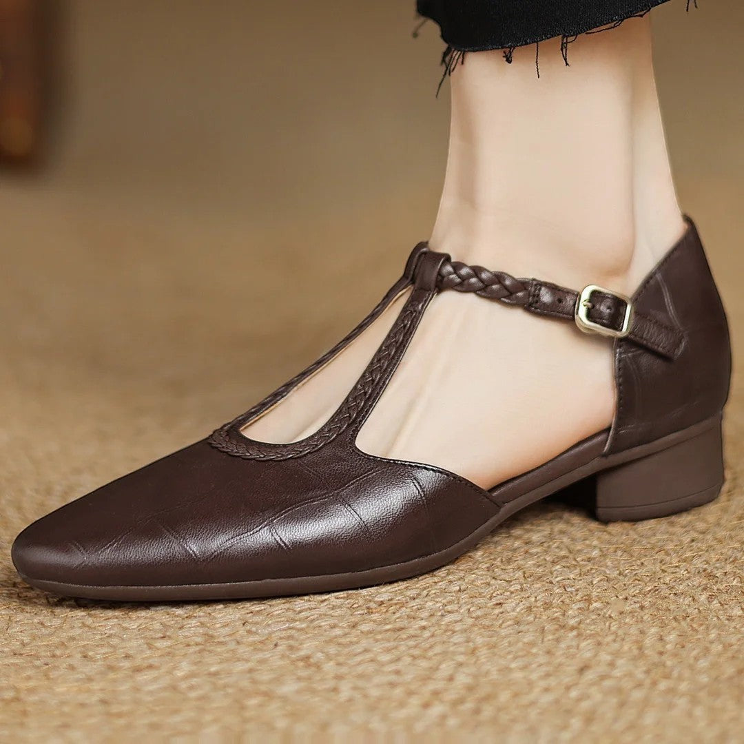 RISLA | LEATHER MARY JANE SHOES
