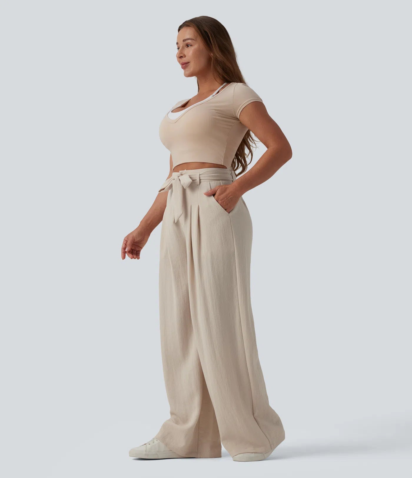 PAIRA | LINEN BAGGY TROUSERS