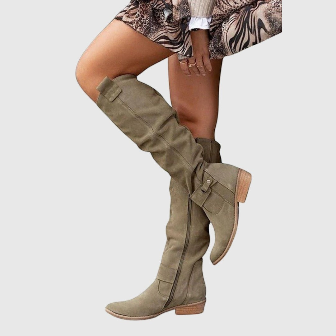 NORIEL | HIGH LEATHER BOOTS