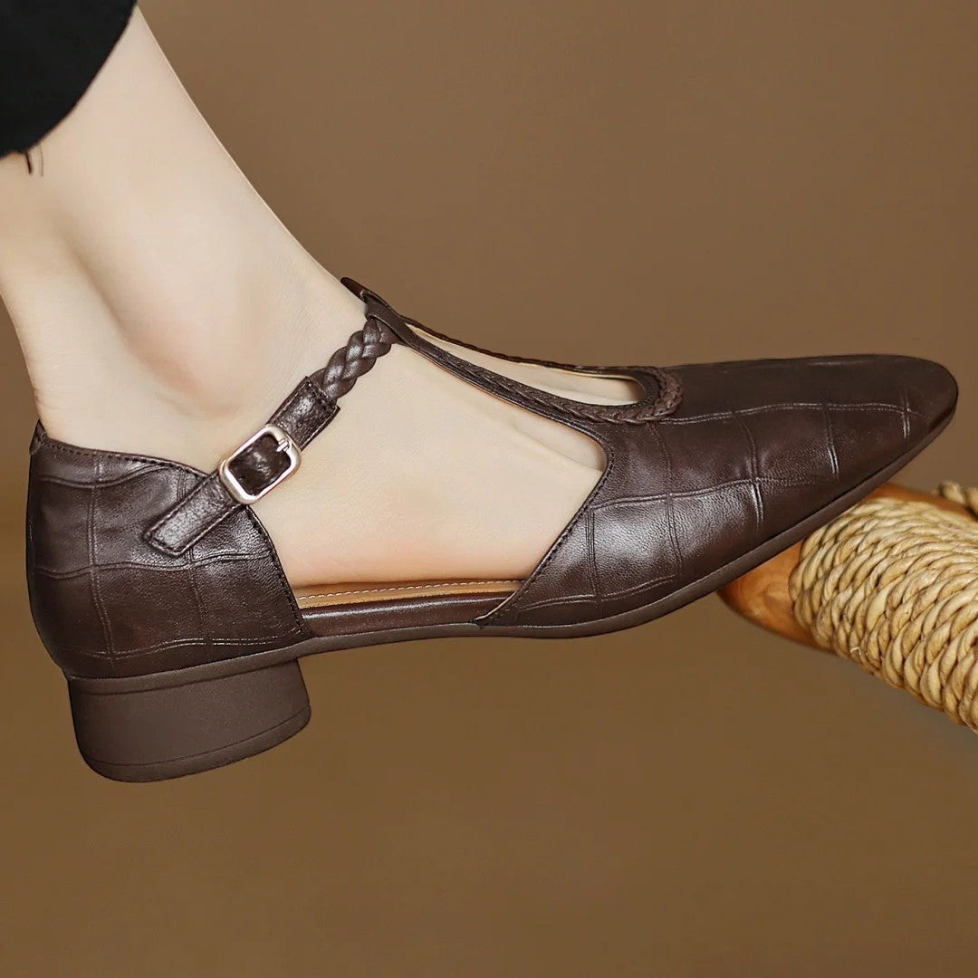 RISLA | LEATHER MARY JANE SHOES