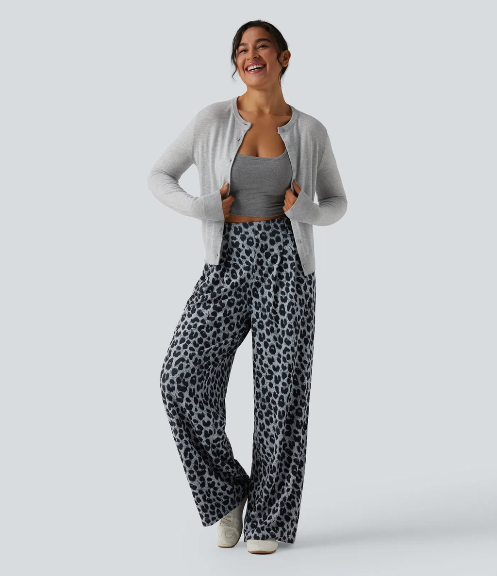 MEJA | LEOPARD PRINT TROUSERS