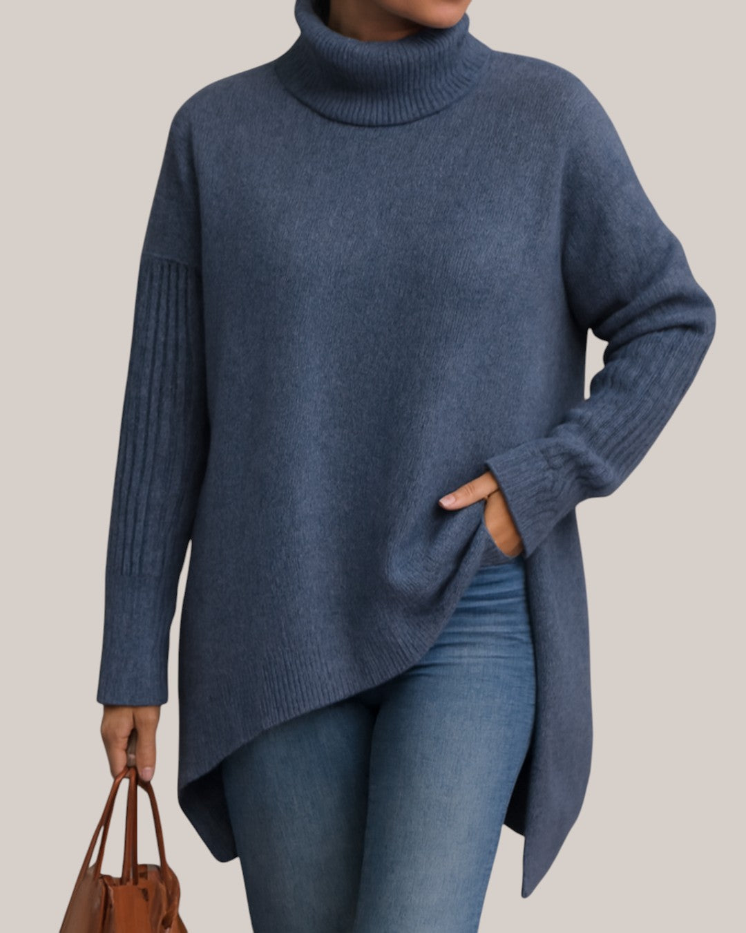 FENELLA | LONG TURTLENECK SWEATER