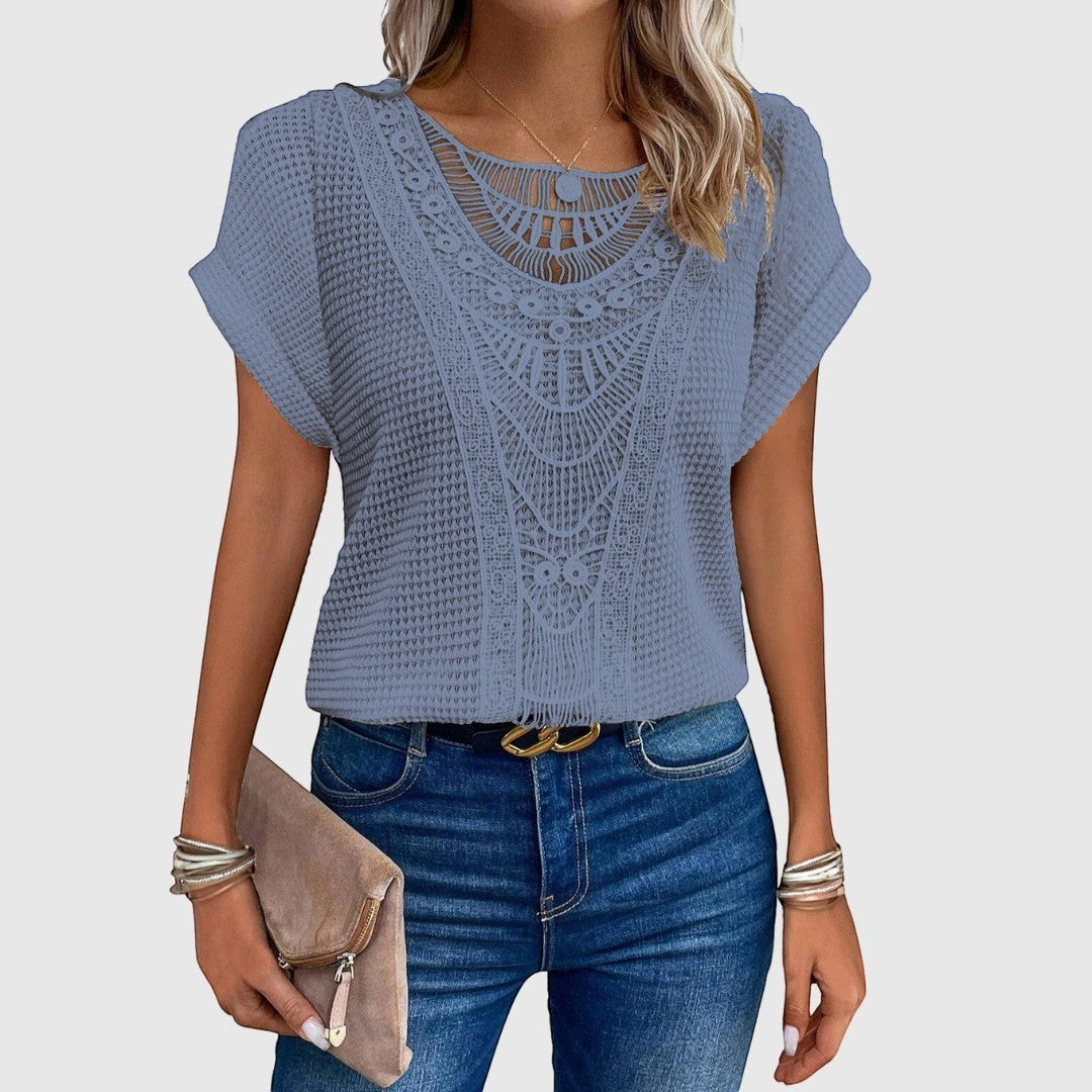 LUCINDA | SHORT SLEEVE TOP