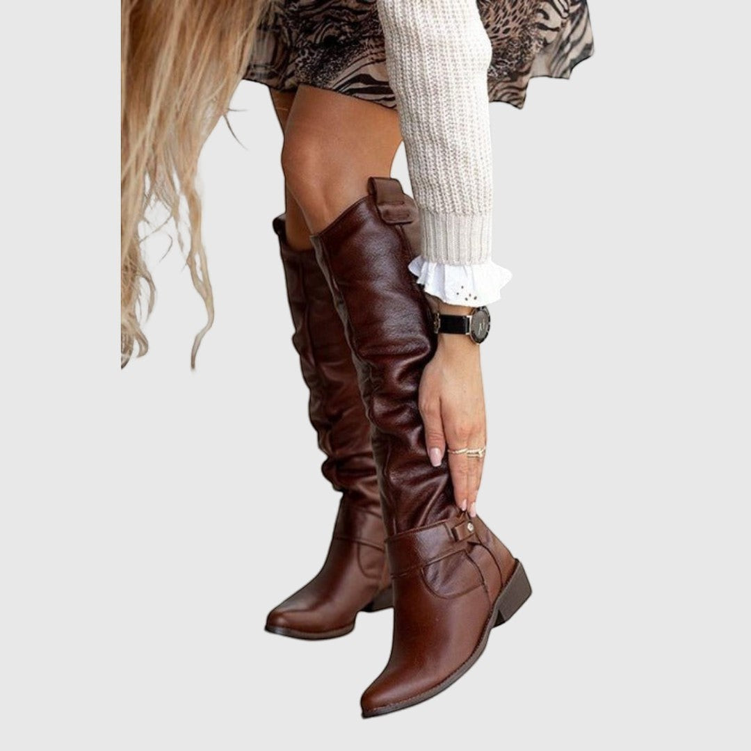 NORIEL | HIGH LEATHER BOOTS