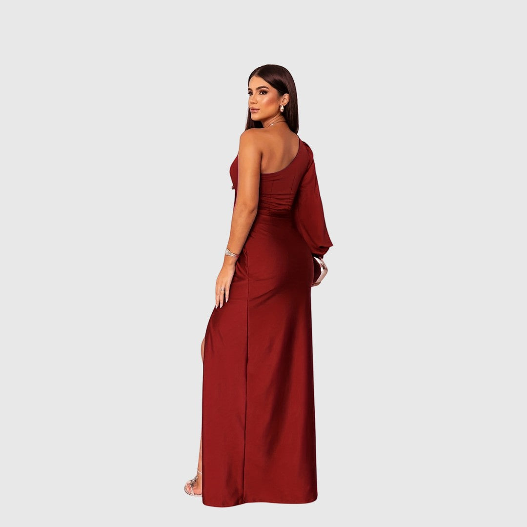 CHARLOTTA | ONE-SHOULDER DRESS