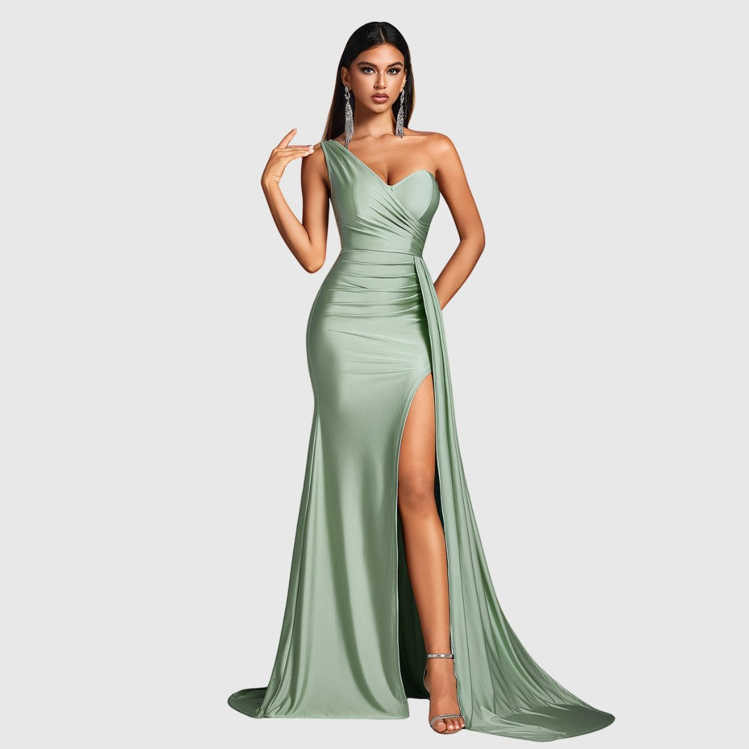 SELVYNA | ONE-SHOULDER DRESS