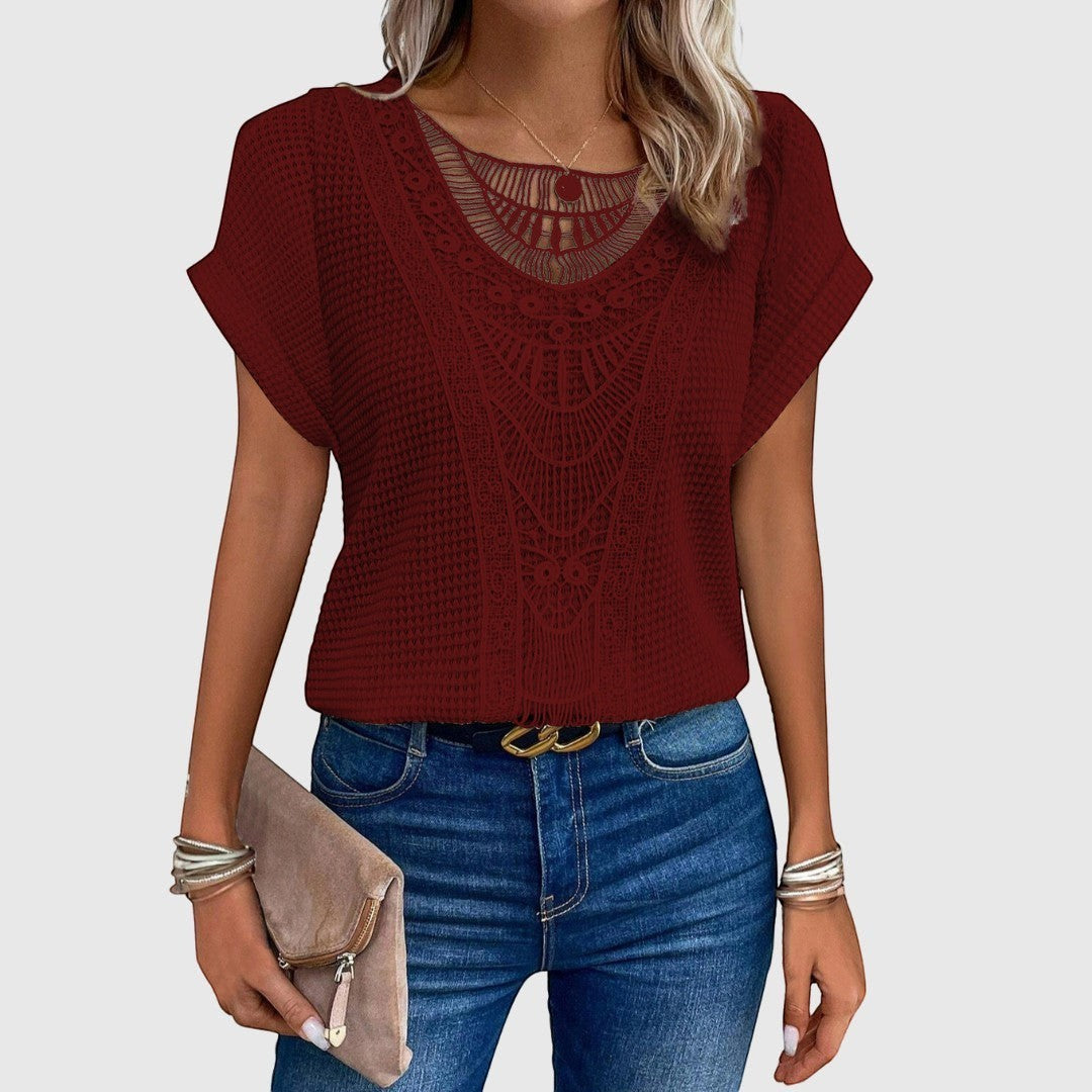 LUCINDA | SHORT SLEEVE TOP