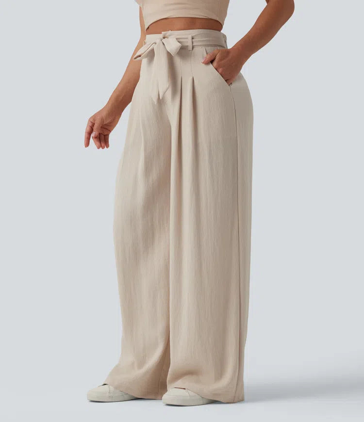 PAIRA | LINEN BAGGY TROUSERS