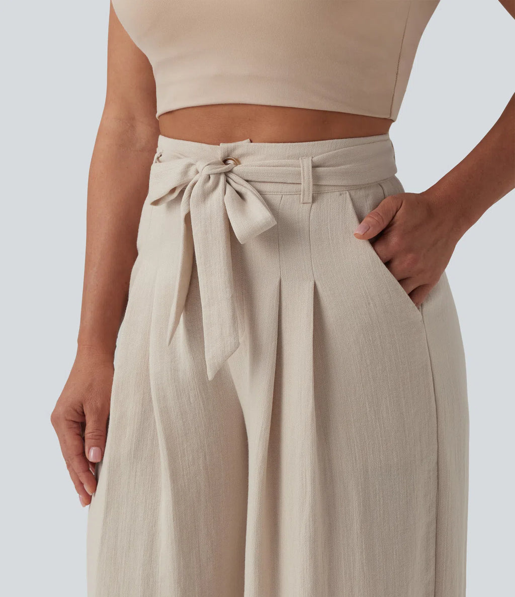 PAIRA | LINEN BAGGY TROUSERS