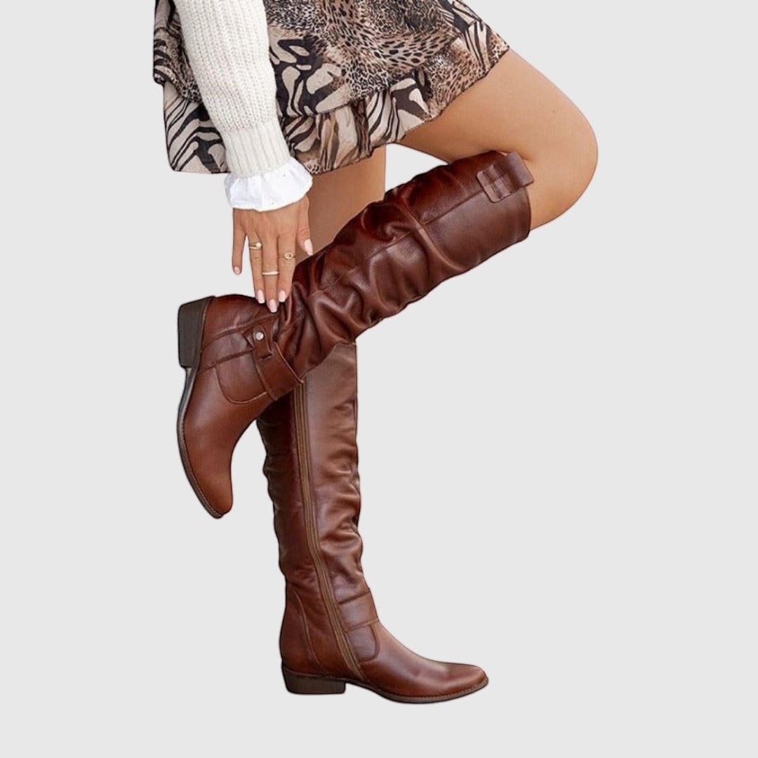 NORIEL | HIGH LEATHER BOOTS
