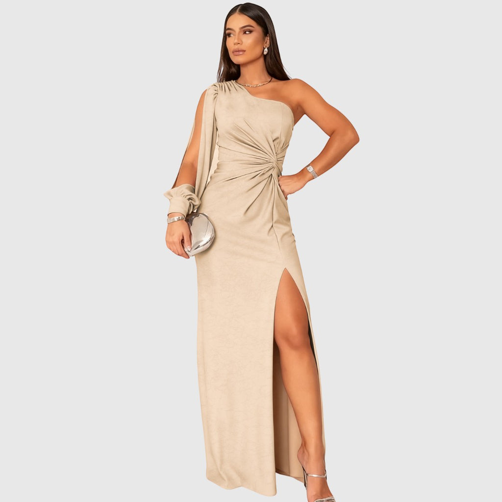 CHARLOTTA | ONE-SHOULDER DRESS