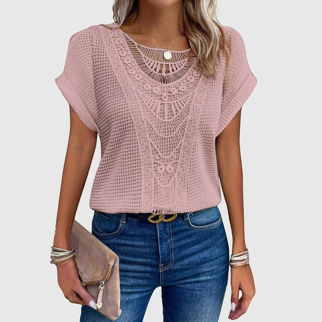 LUCINDA | SHORT SLEEVE TOP