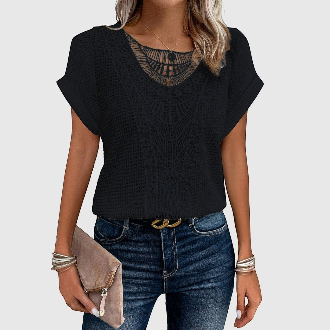 LUCINDA | SHORT SLEEVE TOP