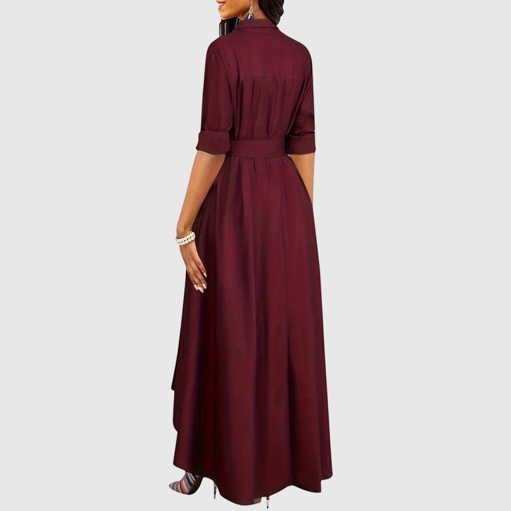 LIVIENNE | BUTTON-FRONT DRESS