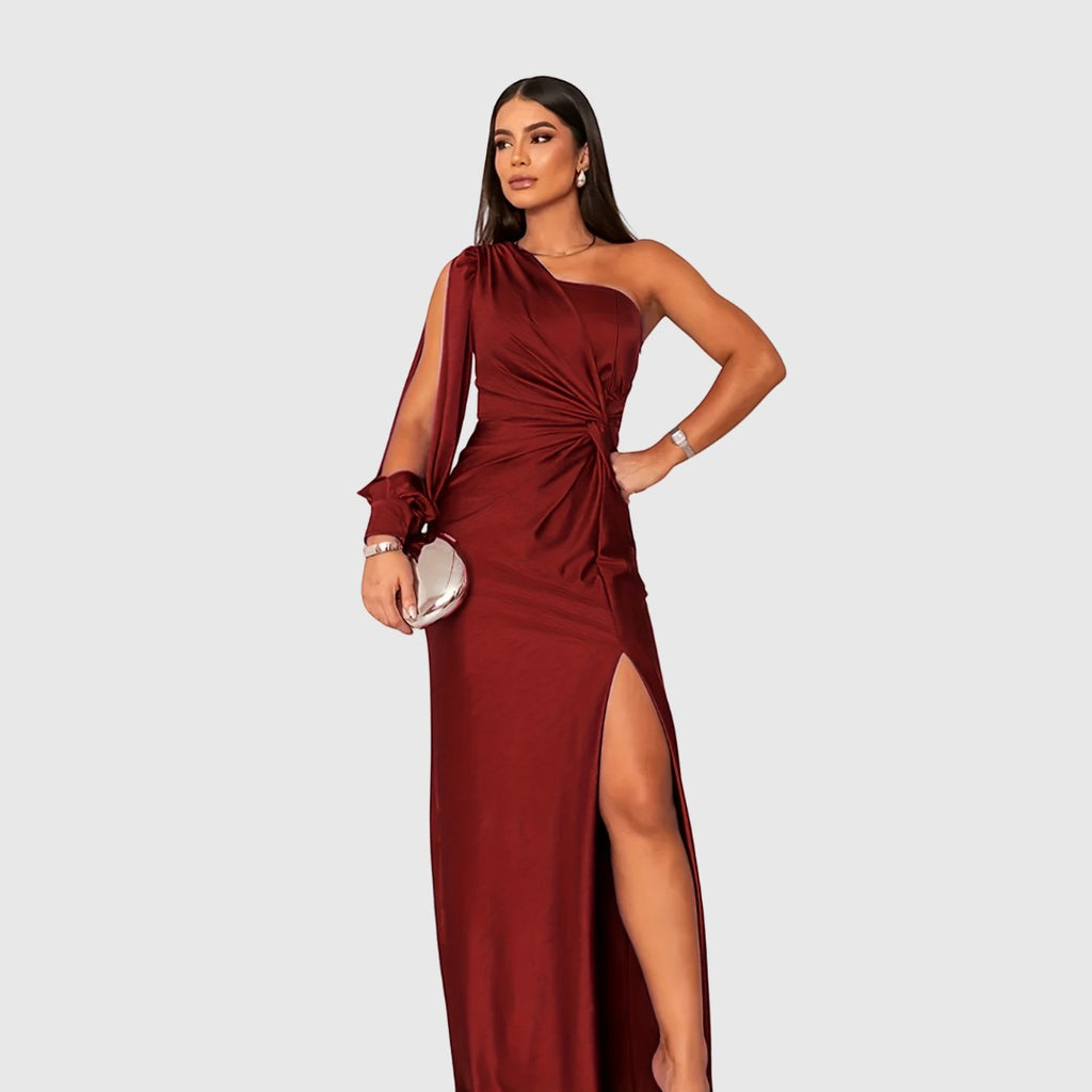 CHARLOTTA | ONE-SHOULDER DRESS
