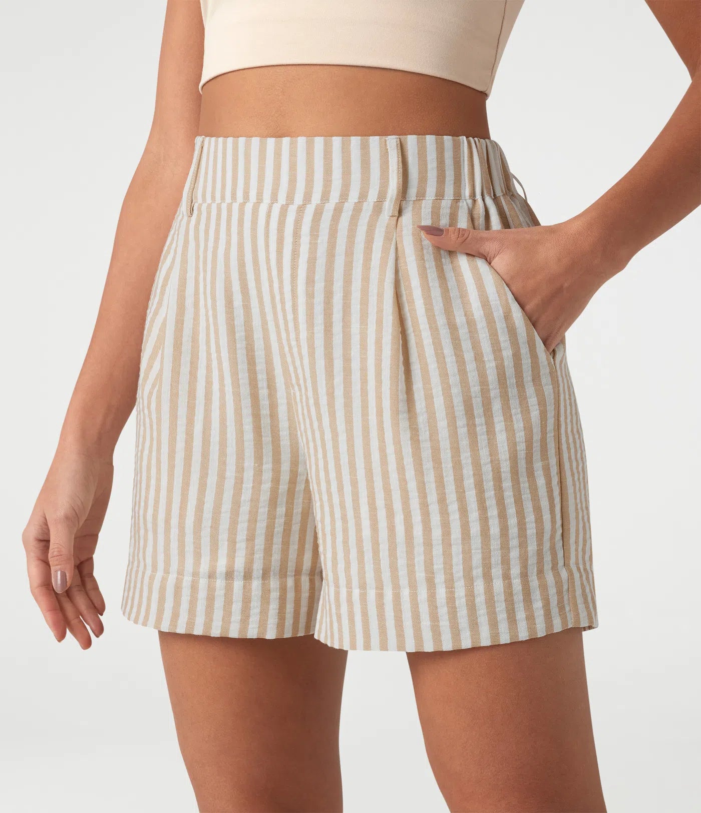 LARLA | LINEN SHORTS