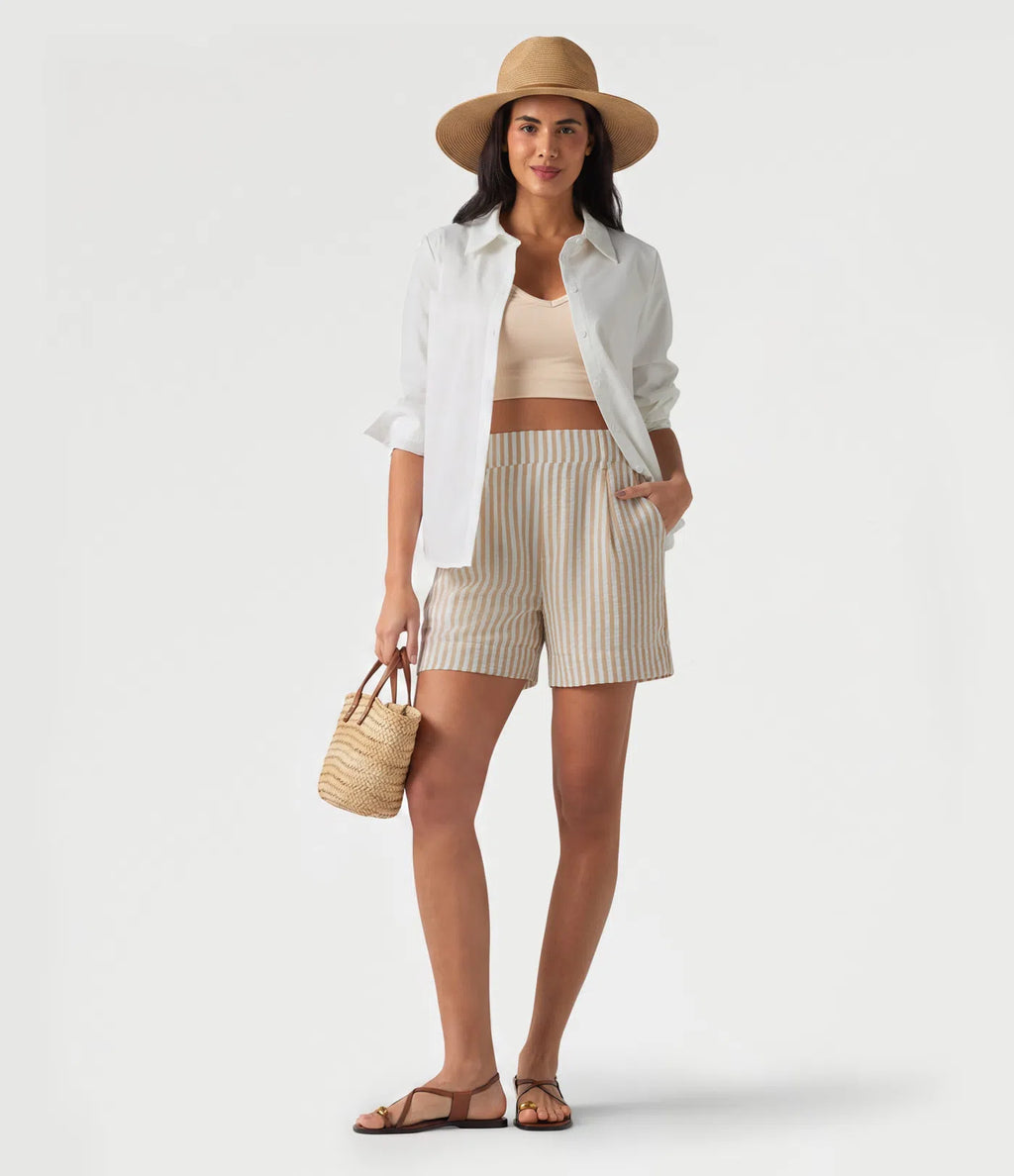 LARLA | LINEN SHORTS