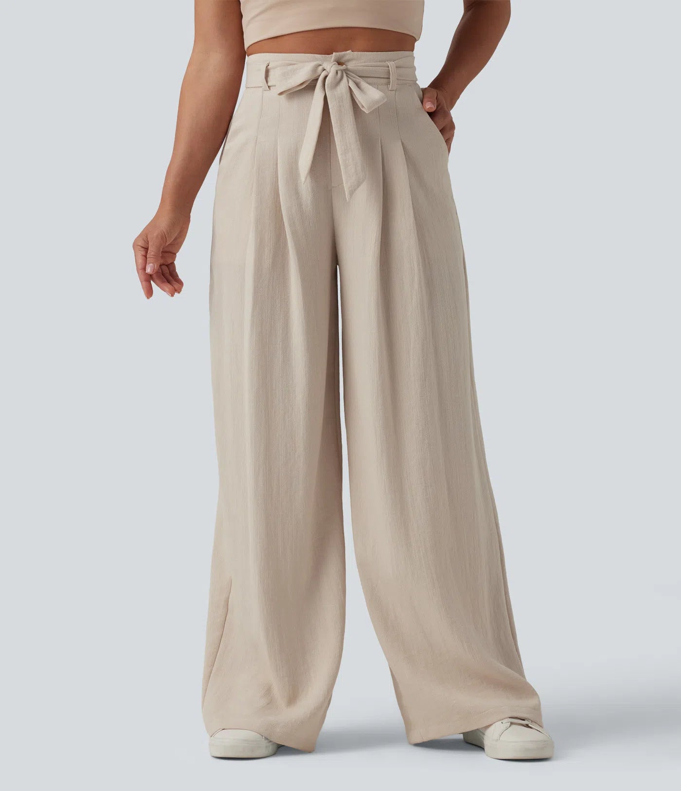 PAIRA | LINEN BAGGY TROUSERS