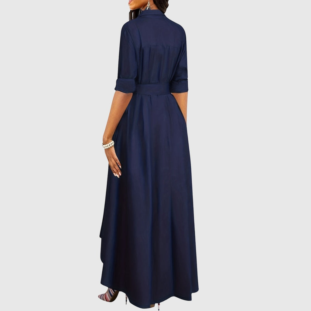 LIVIENNE | BUTTON-FRONT DRESS