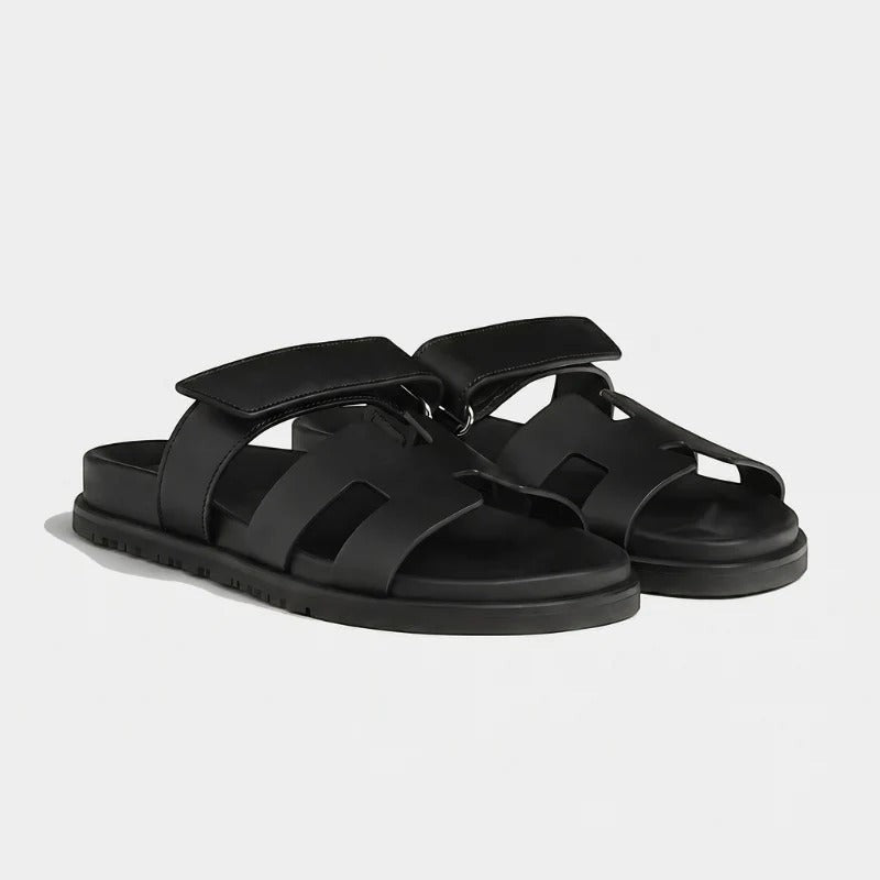 CANNES | LEATHER SLIDES