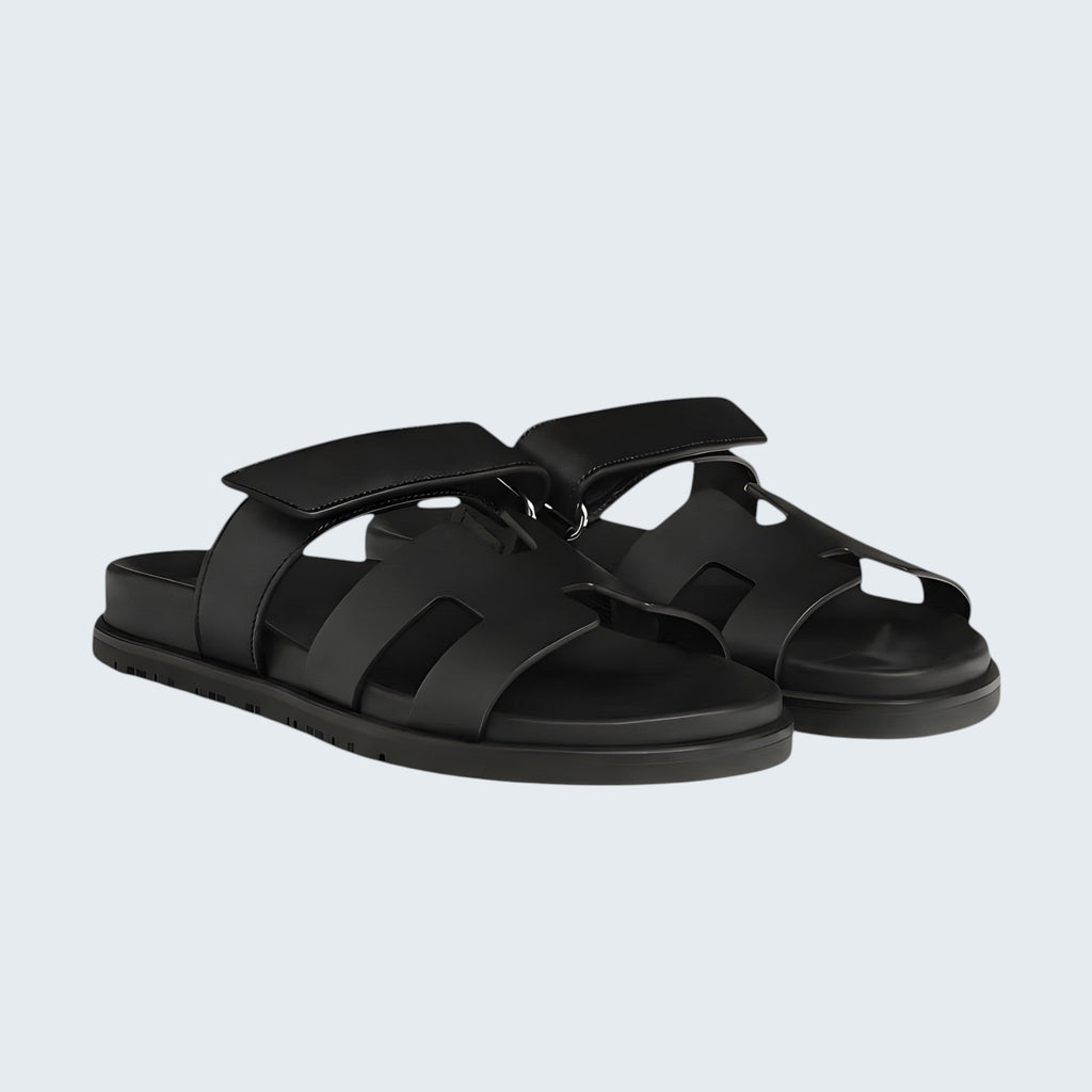 CANNES | LEATHER SLIDES