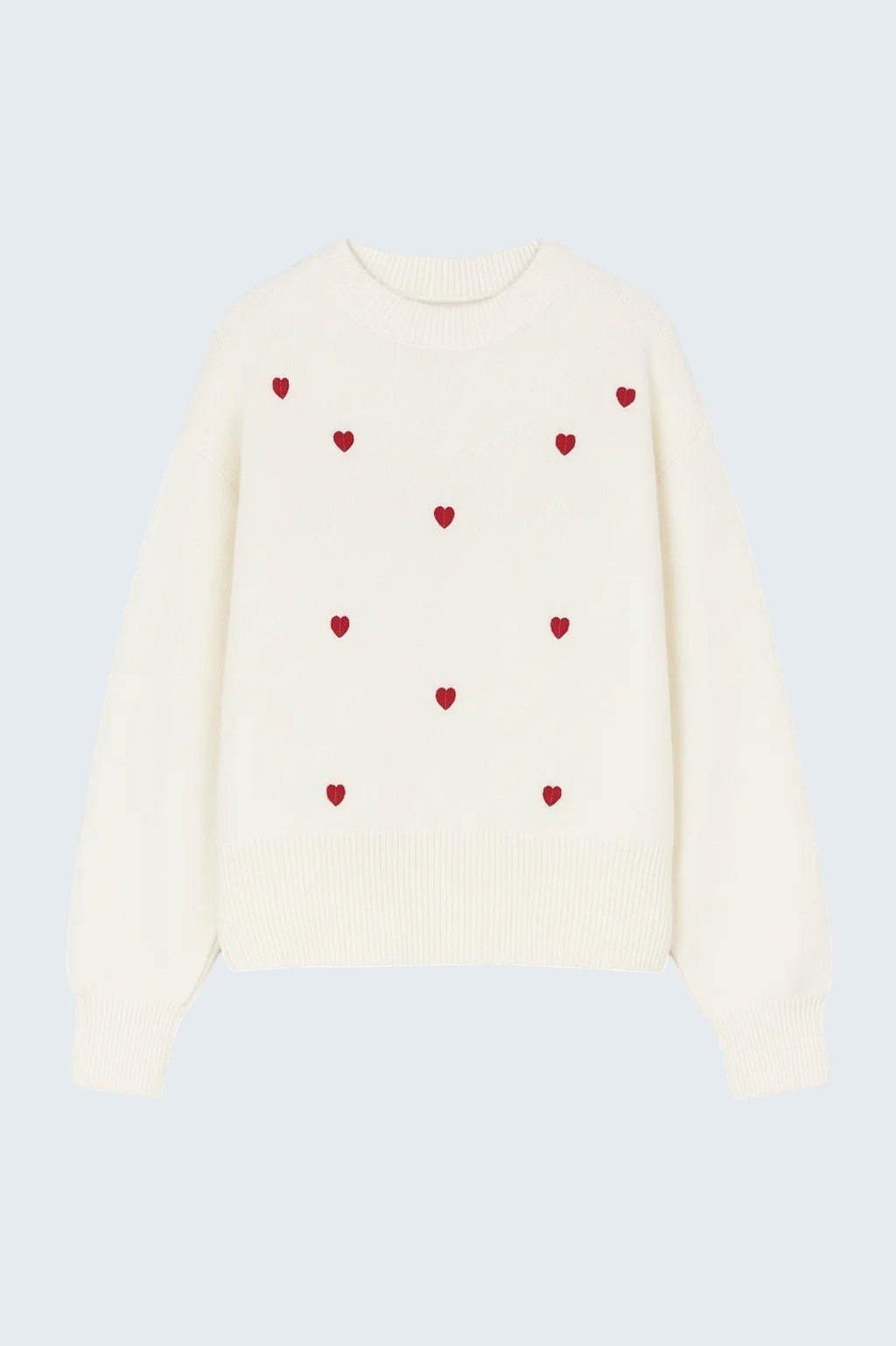 ROMILLY | HEART PATTERN SWEATER