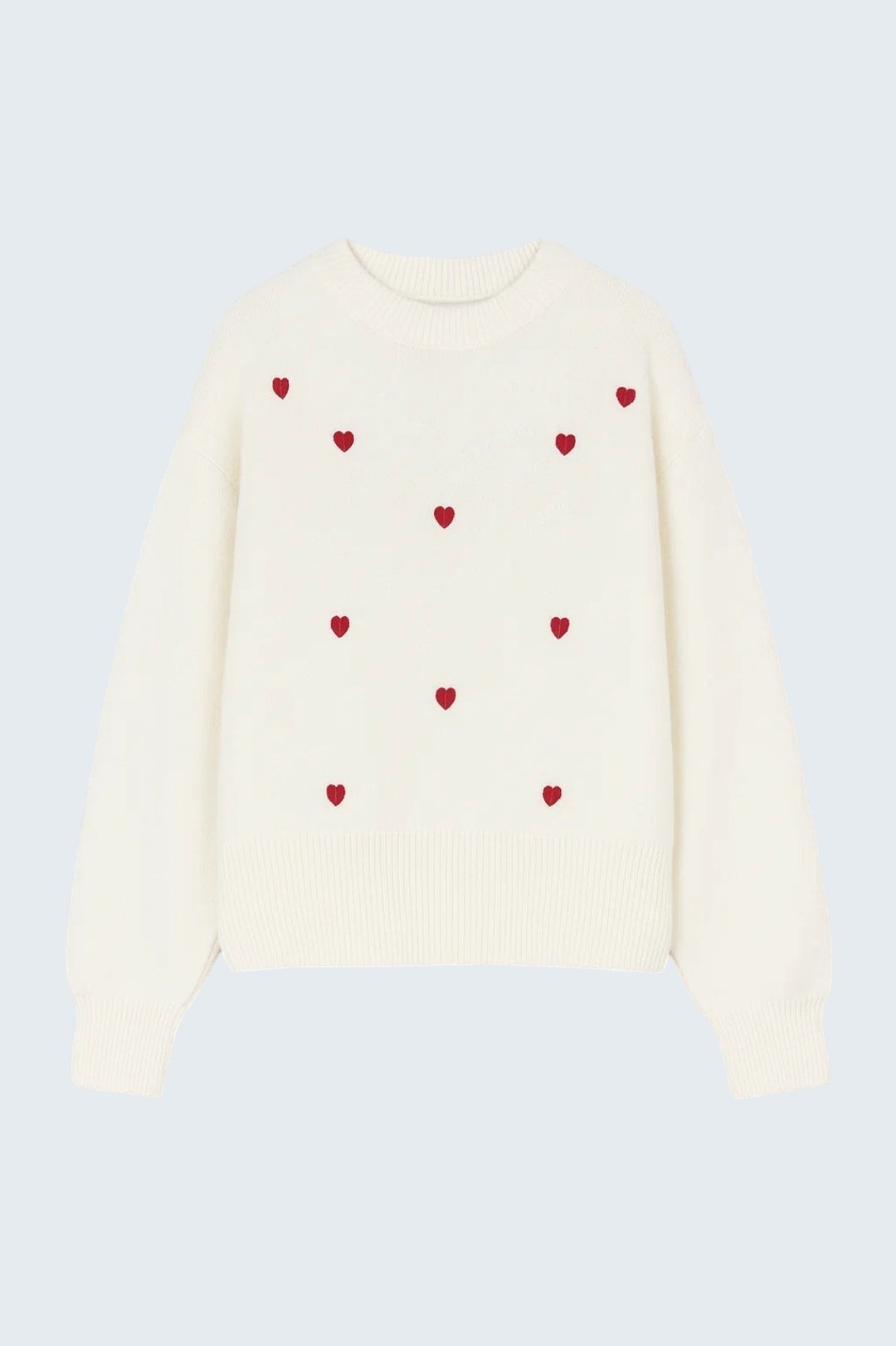 ROMILLY | HEART PATTERN SWEATER