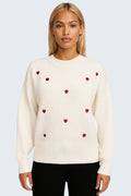 ROMILLY | HEART PATTERN SWEATER