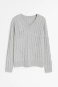 SUNNIVA | V-NECK KNIT SWEATER