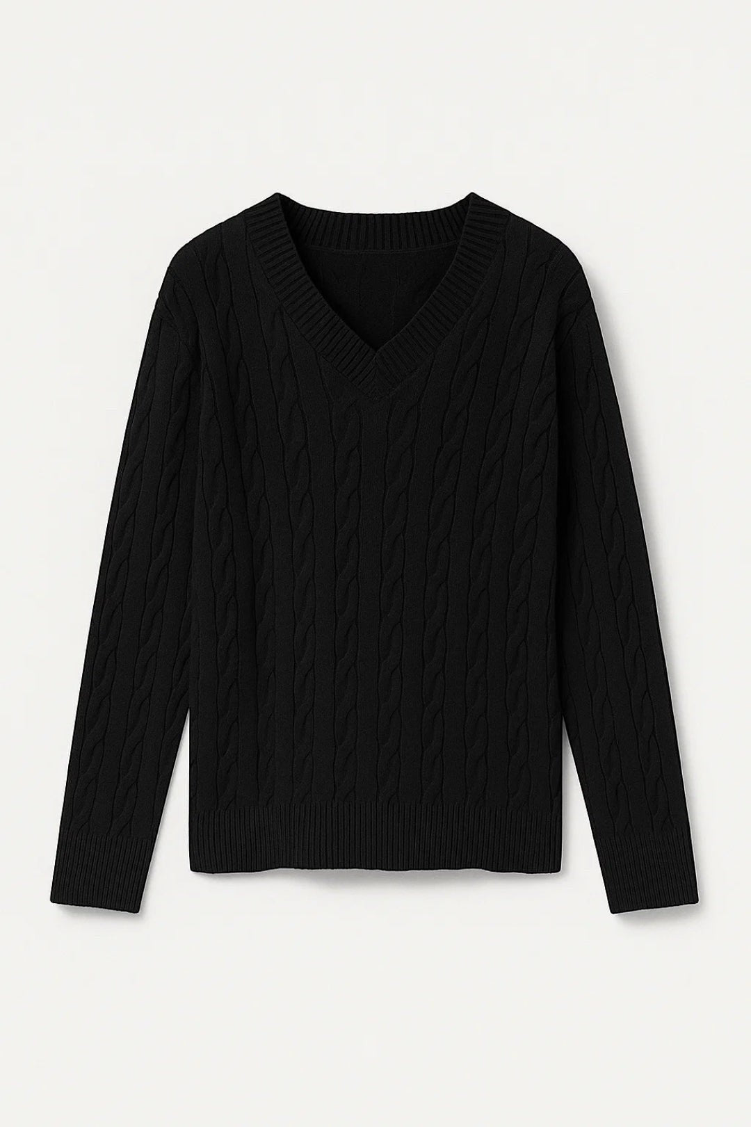 SUNNIVA | V-NECK KNIT SWEATER
