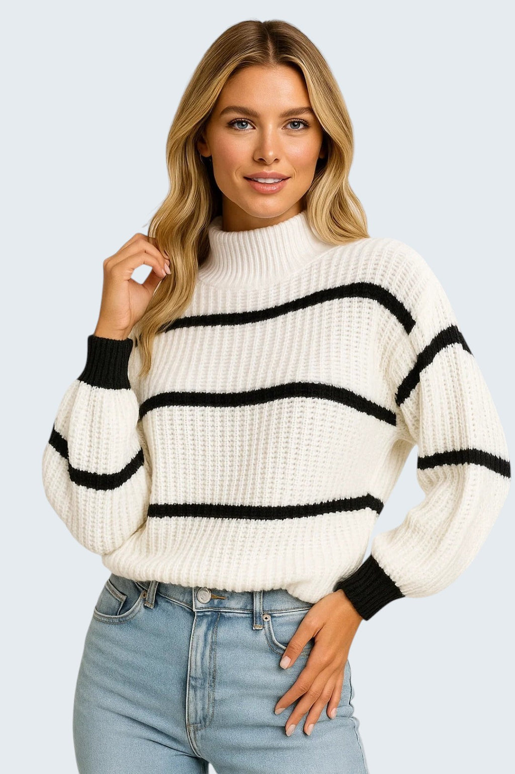DEVINA | STRIPED  SWEATER