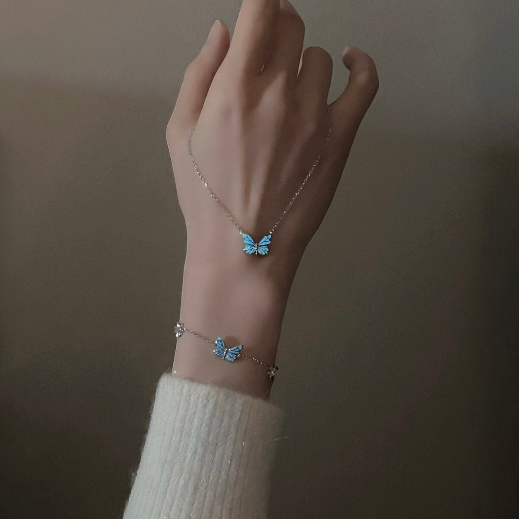 BLUE BUTTERFLY BRACELET